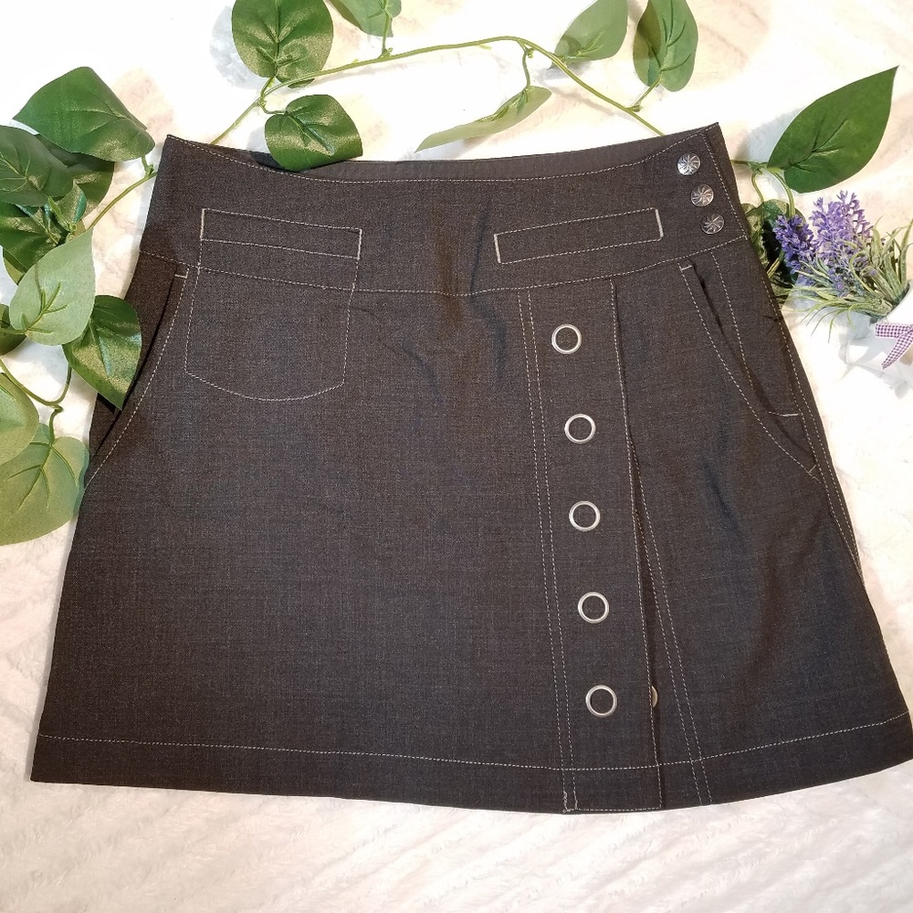 Atheta Skirt Gray WOMEN'S Size Small